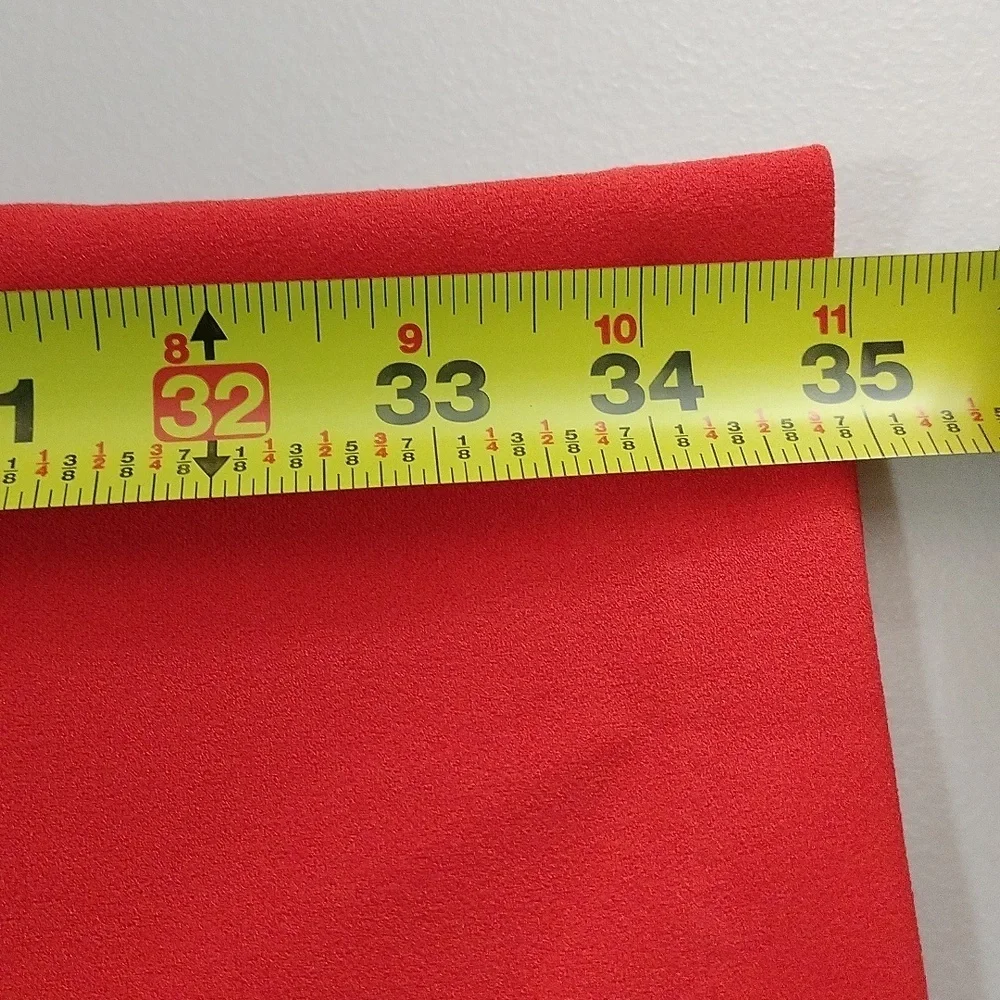 Calvin Klein Red Jumpsuit with Sleek Design Size 14